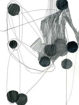 Untitled, 2026. Pencil on paper, 32 x 24 cm