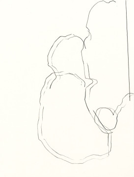 Untitled, 2026. Pencil on paper, 32 x 24 cm